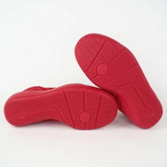 Nike Air Eclipse Chukka Woven BG Boys Shoes Red Basketball - Picture 7 of 11